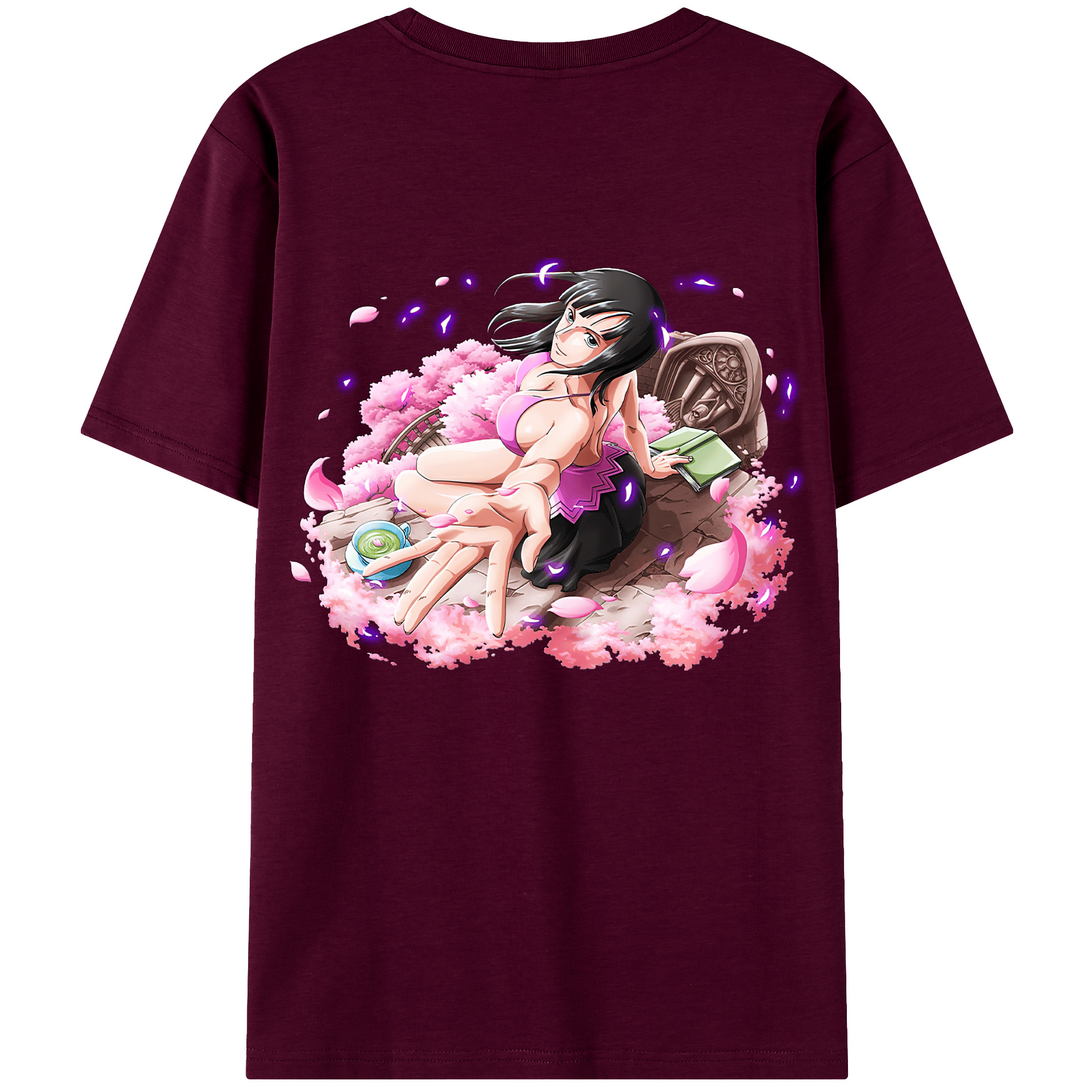 ワンピース ニコ・ロビン ONE PIECE Nico Robin レディース半袖Tシャツ(バックプリント)